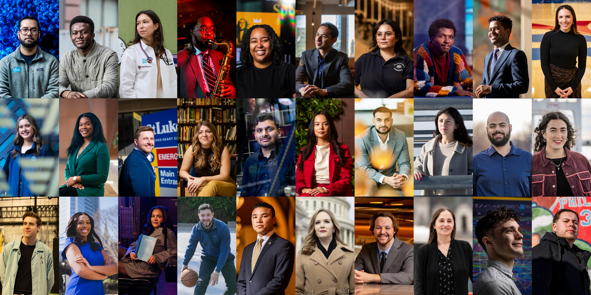 a collage of all 30 under 30 honorees