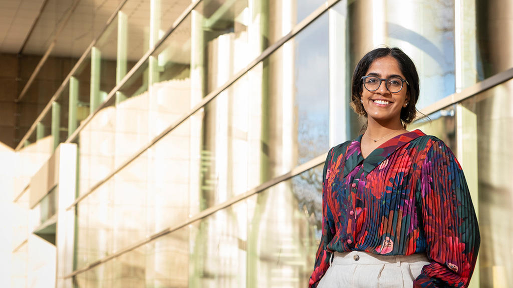 Jaldhi Patel smiling into the camera.