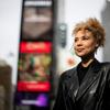 Melissa Rakiro in Times Square.