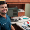Soham Apte in his office.
